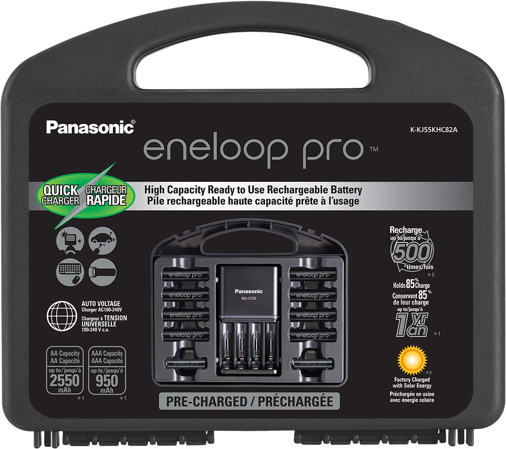 Amazon.com: Panasonic K-KJ55KHC82A eneloop pro High Capacity